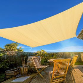 Prohibited From Sale On Amazon XISHAN 8'X12' Beige HDPE Sunshade Sail, 160 Grams
