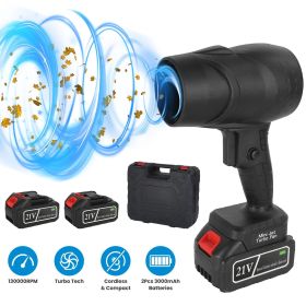 Portable Cordless Mini Blower (with Carrying Case), 130000RPM High Wind Speed & 1000W Motor