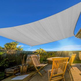 Prohibited From Sale On Amazon XISHAN 7'X13' Scarlet And Light Grey HDPE Sunshade Sail, 160 Grams (Option: 7X13ft-Light Grey)